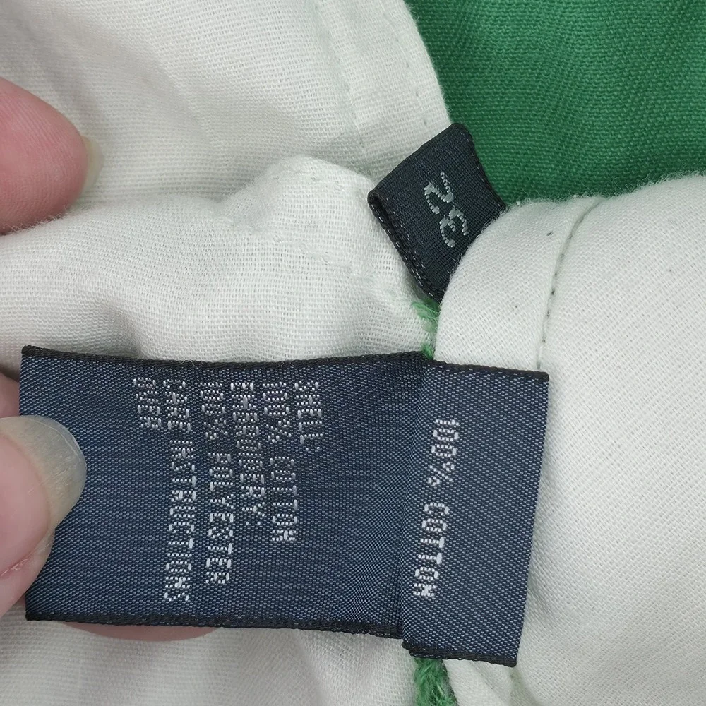 Polo Ralph Lauren Green Chino Shorts Mens Sz 32 X 9